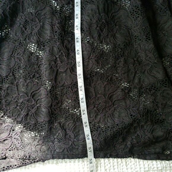 Whimsy Goth Grunge Women’s Lace Black Long Maxi Dress Size UNK 57 Inches Long - Picture 9 of 10